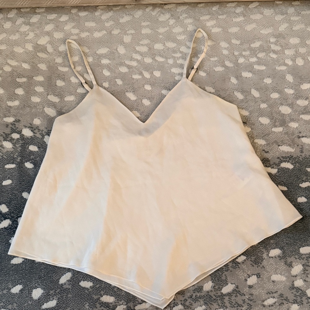 Alice + Olivia Cream Camisole Top